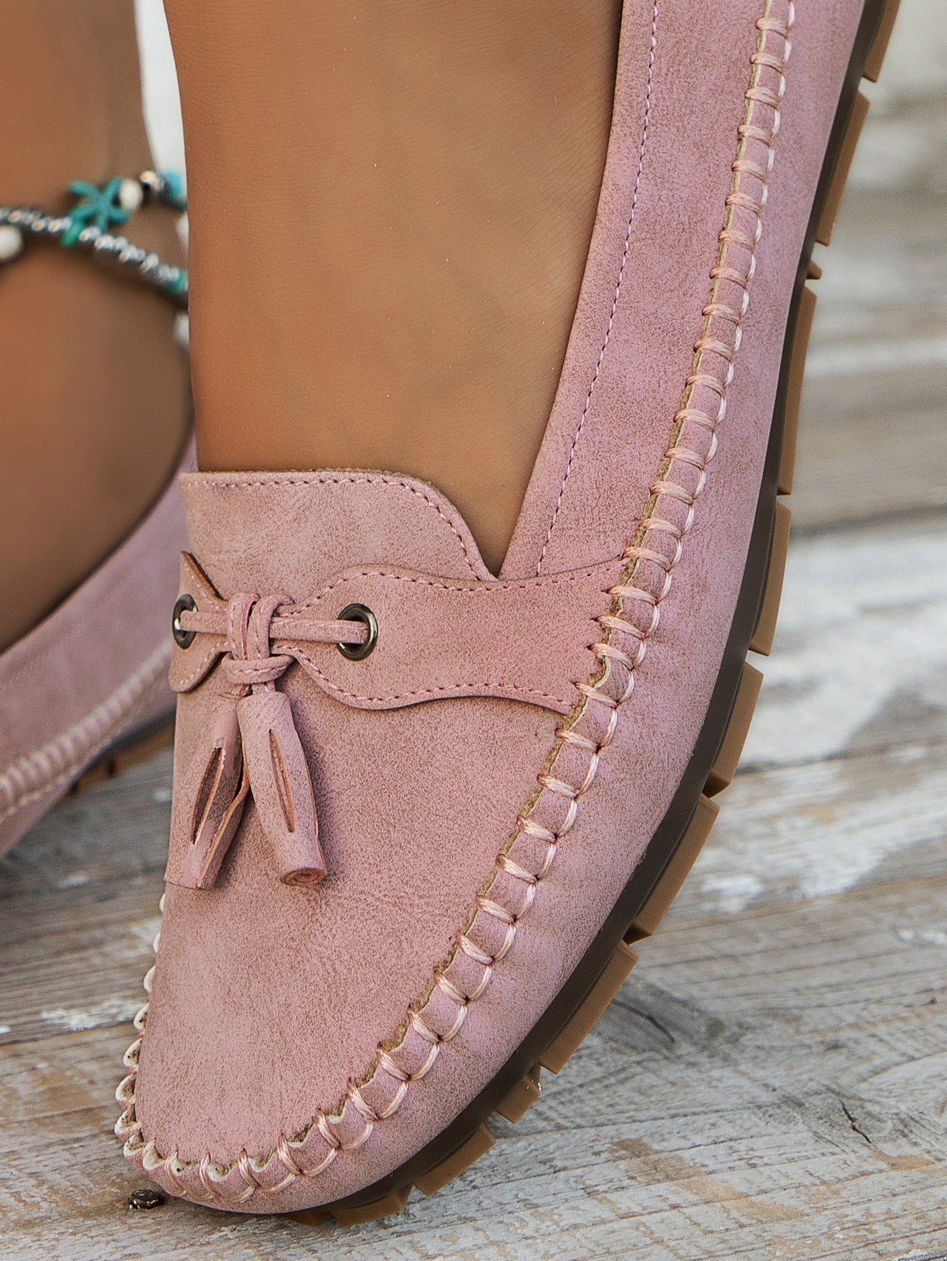 Brenna Caldwell | Tassel Loafer Flat For Women