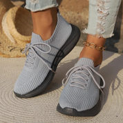 Maeva Thorncastle | Orthopedic Lace-Up Knit Sneakers For Women