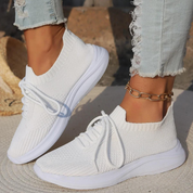 Maeva Thorncastle | Orthopedic Lace-Up Knit Sneakers For Women