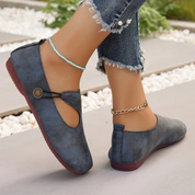 Danna Whitmore | Black Foldable Flat Loafers For Women