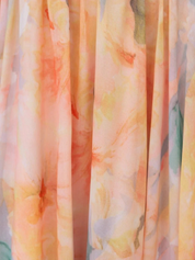 Rosanne Delcourt | Watercolor Halter Maxi Dress For Women