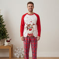 Gabriel Lawson | Reindeer Print Christmas Romper Set For Baby