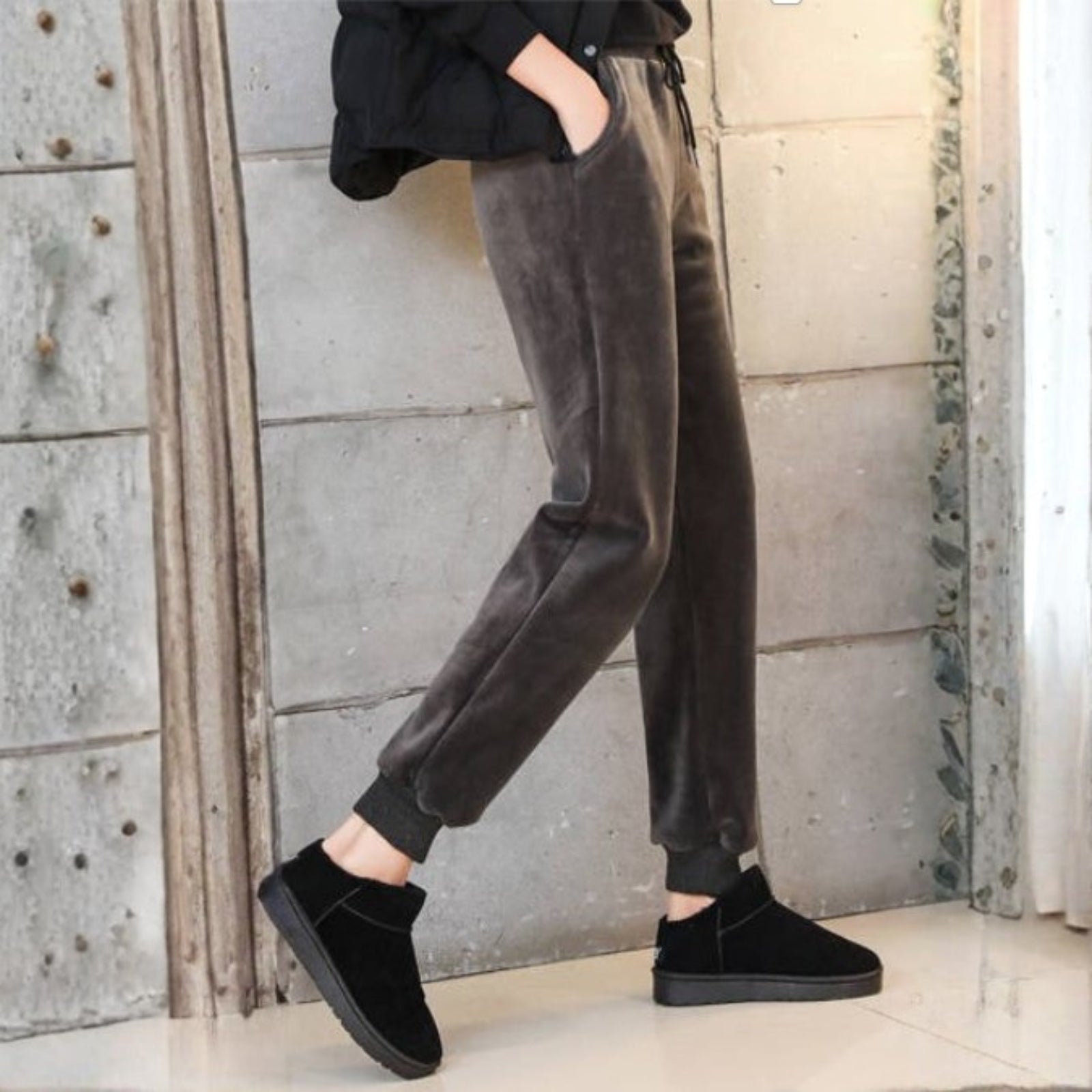 Renée Charbonneau | Fleece-Lined Harem Sweatpants For Women