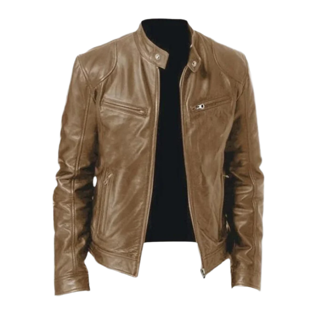 Luca Bianchi | Leather Jacket Luxury Classic For Men