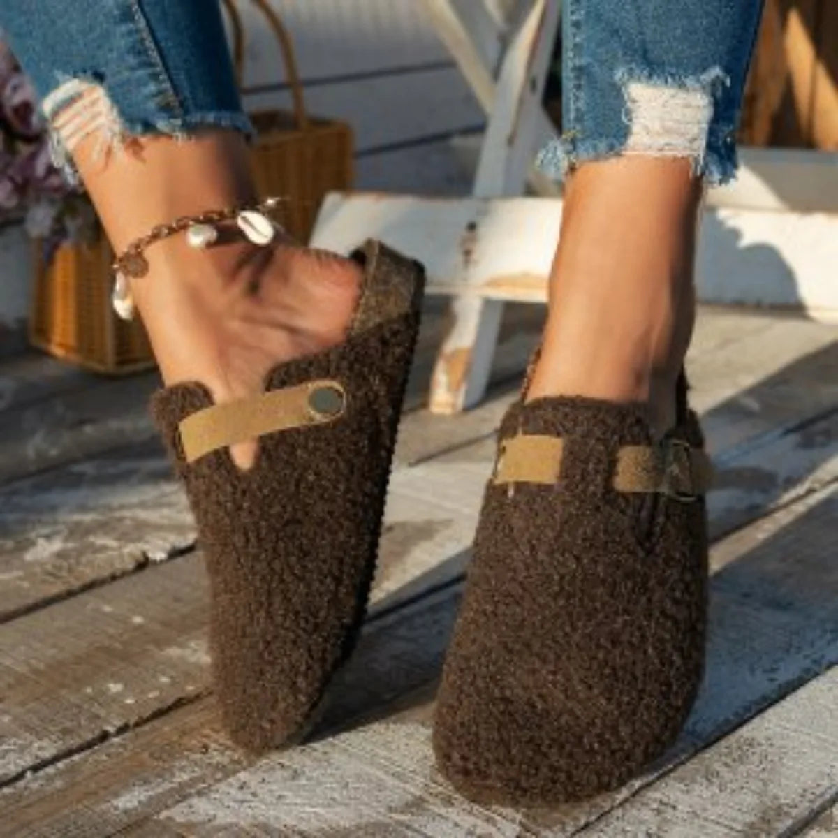 Isabella Moretti | Cozy Slip-On Slippers For Women