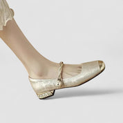 Eleonora Bianchi | Green Orthopedic Mary Jane Heels