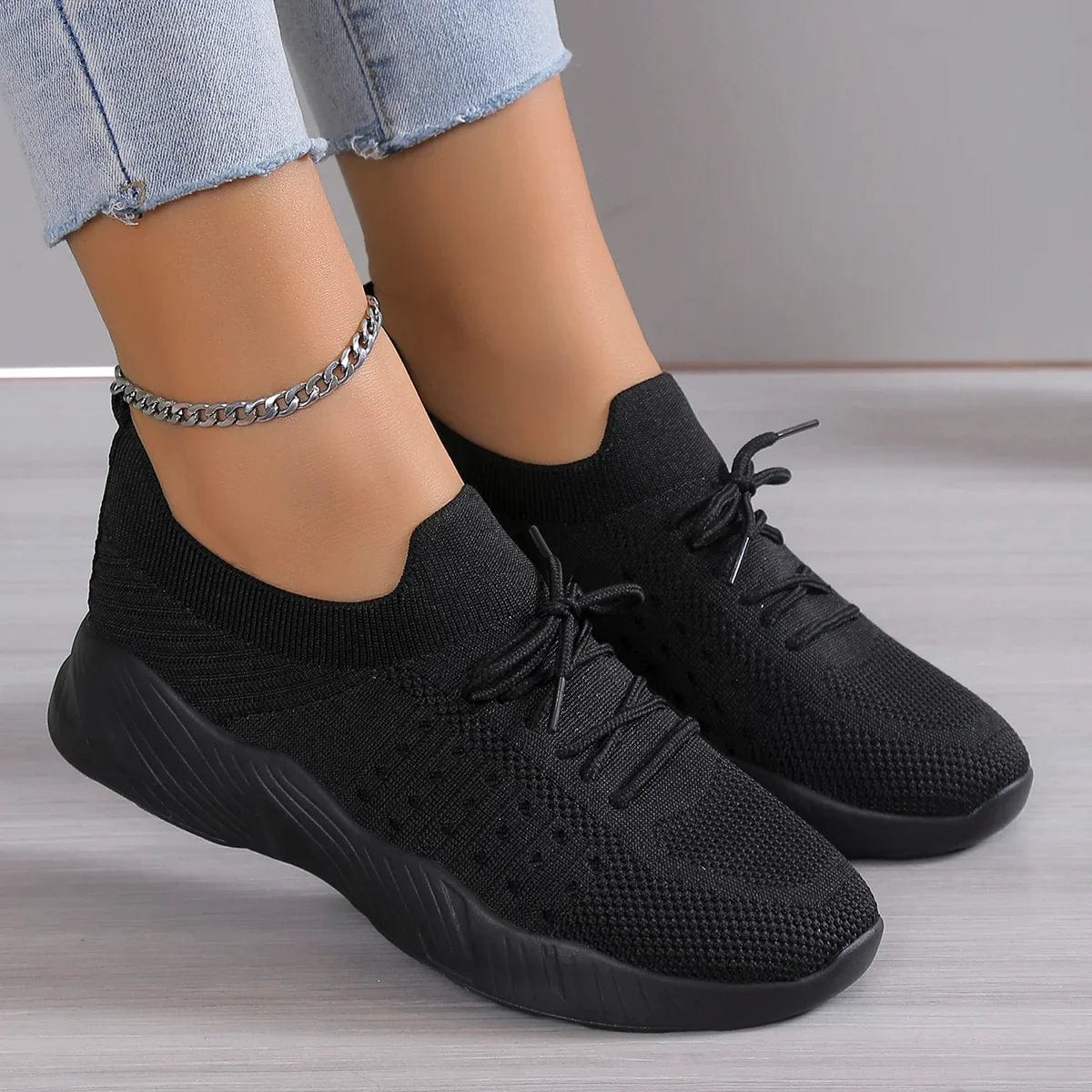 Danielle Holbrook | Orthopaedic Knit Sneakers For Women