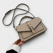 Dominique Lefèvre | Beige Structured Crossbody Shoulder Bag