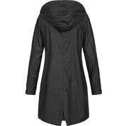 Noelle Vanbright | Hooded Long Rain Jacket For Women