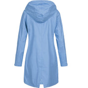 Noelle Vanbright | Hooded Long Rain Jacket For Women
