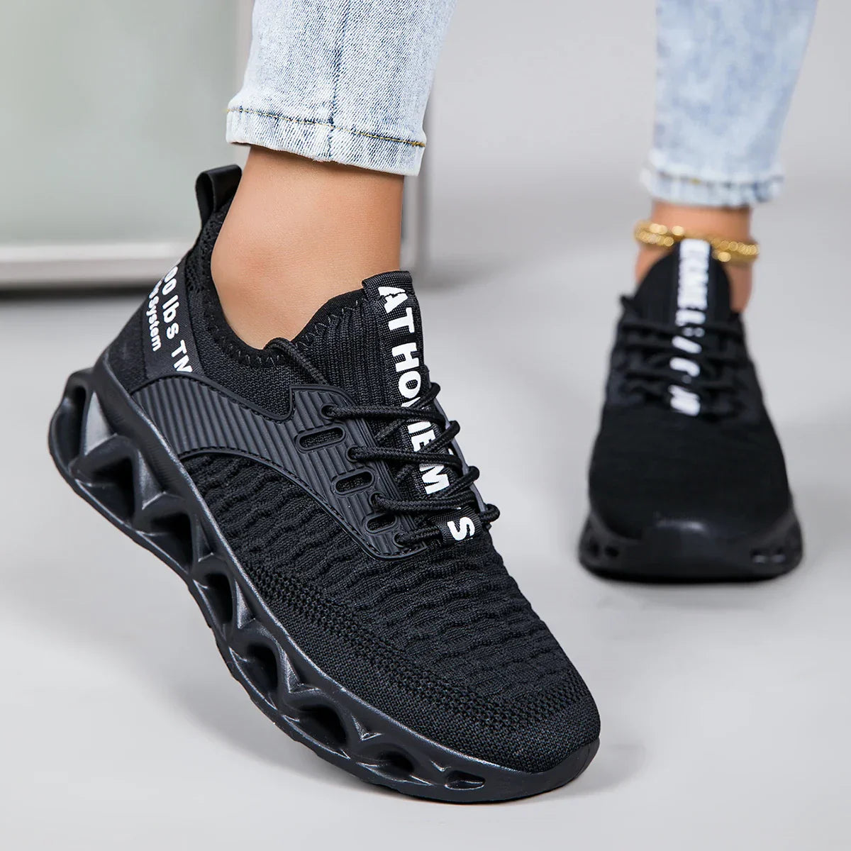 Charlotte Moore | Hot Pink Lace-Up Fashion Sneakers For Women