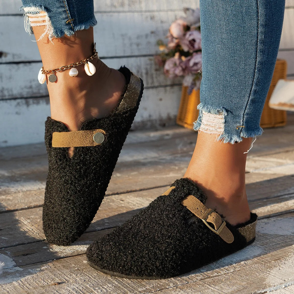 Isabella Moretti | Cozy Slip-On Slippers For Women