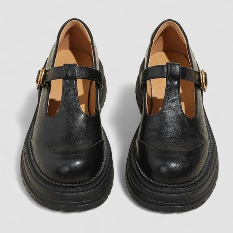 Persephone Whitmore | Orthopedic Brown Mary Jane Flats