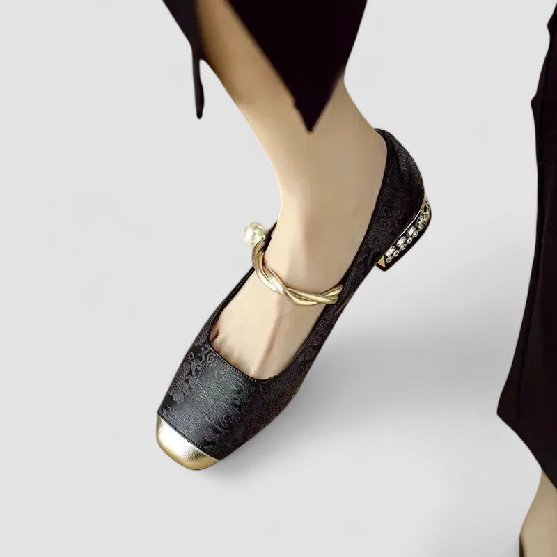 Eleonora Bianchi | Green Orthopedic Mary Jane Heels