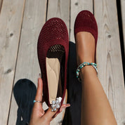 Claudette Winsfield | Orthopaedic Knit Flat Shoe For Women