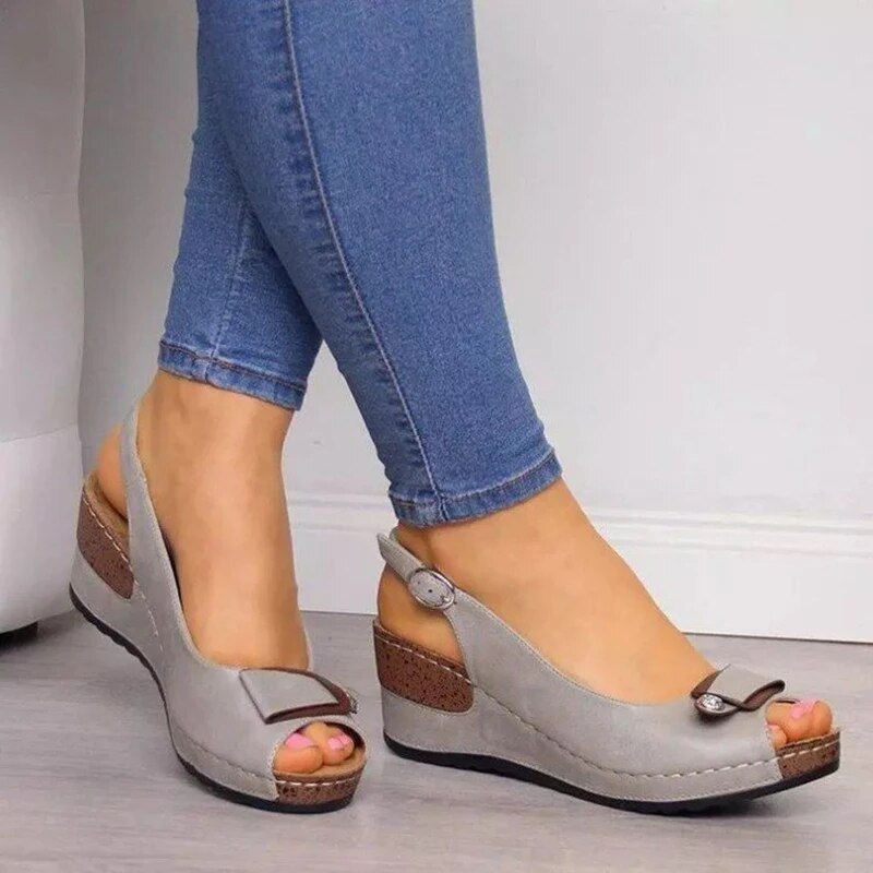 Beatrix Vandermoor | Wedge Sandals With Supportive Insole For Women