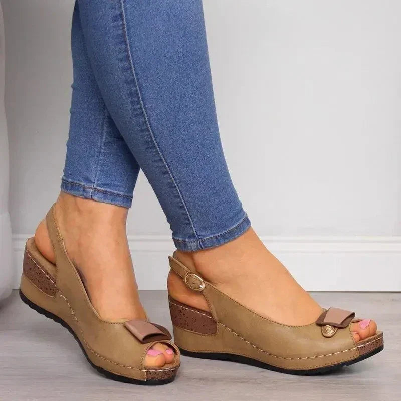 Beatrix Vandermoor | Wedge Sandals With Supportive Insole For Women