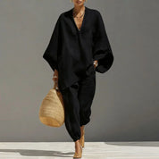 Abigail Young | Linen Two-Piece Matching Set For Women
