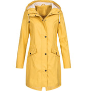 Noelle Vanbright | Hooded Long Rain Jacket For Women