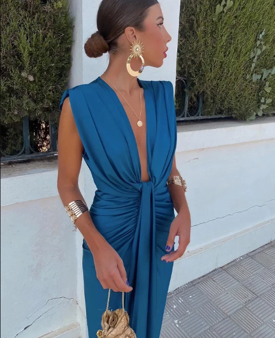 Giovanna Bellucci | Elegant Cocktail Midi Dress For Women