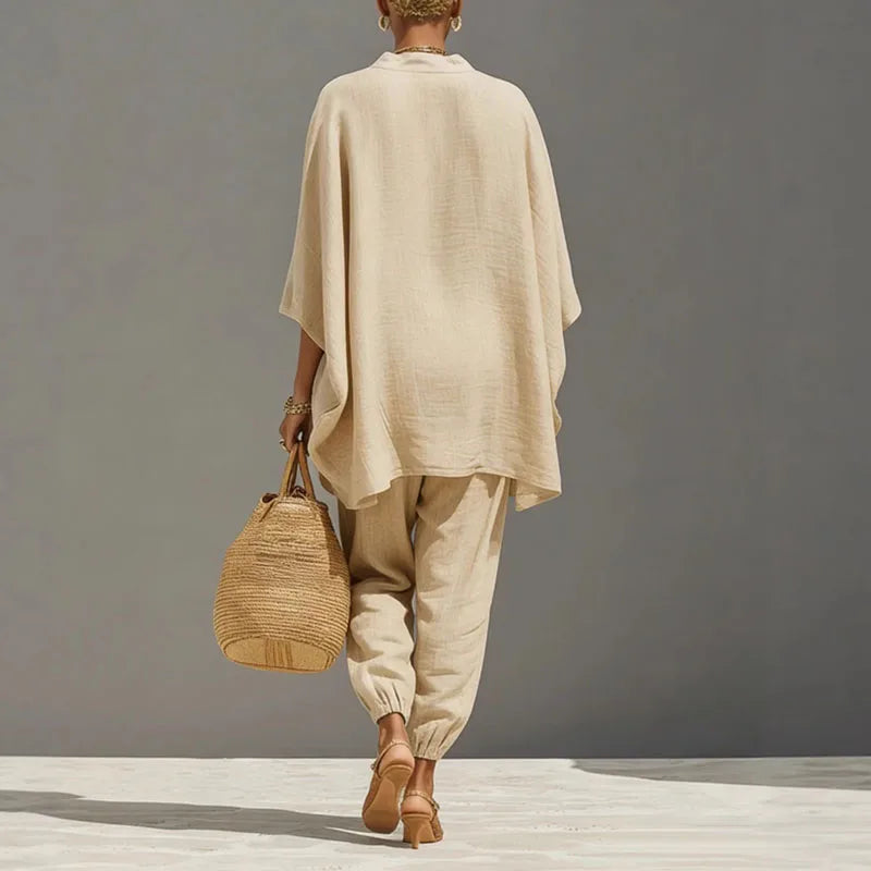 Abigail Young | Linen Two-Piece Matching Set For Women