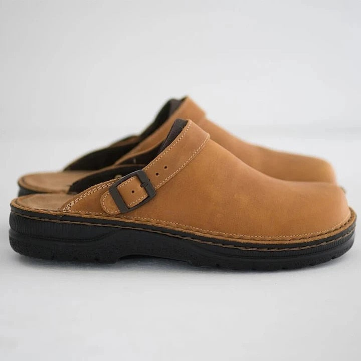 Lorenzo Bianchi | Leather Clog Sandals For Men