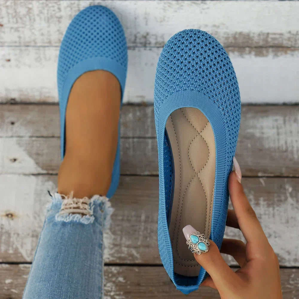 Claudette Winsfield | Orthopaedic Knit Flat Shoe For Women