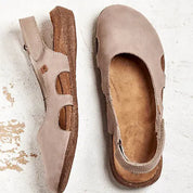 Lisette Bordeaux | Orthopedic Slingback Sandals For Women