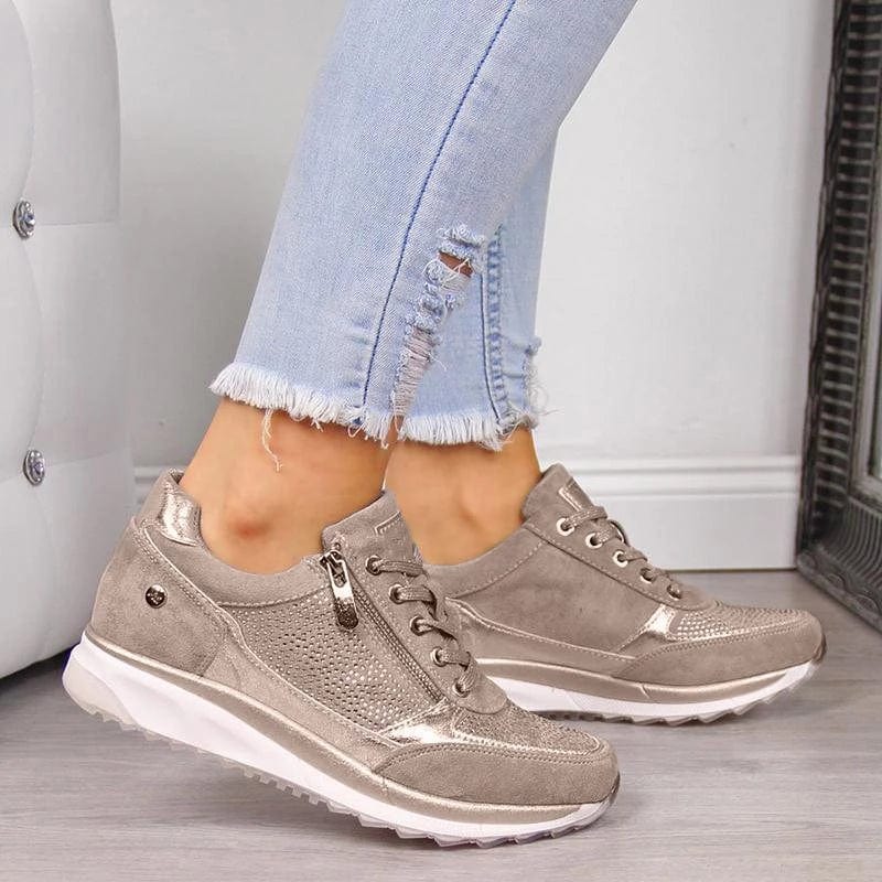 Serinda Beaumont | Everyday Ease Lace-Up Sneakers For Women