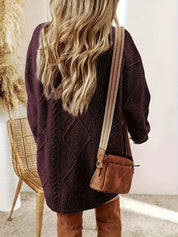 Anastasia Rivière | Cable Knit Midi Sweater Dress For Women