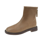 Ines Beaumarchais | Cream Leather Chelsea Boots For Women