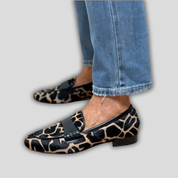 Rowena Castellmore | Animal Print Orthopedic Loafers