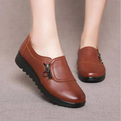 Cordelia Ashbourne | Zip-Detail Orthopedic Loafers For Women