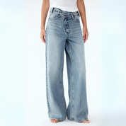 Arabella Thornwick | High-Rise Wide-Leg Light Wash Jeans