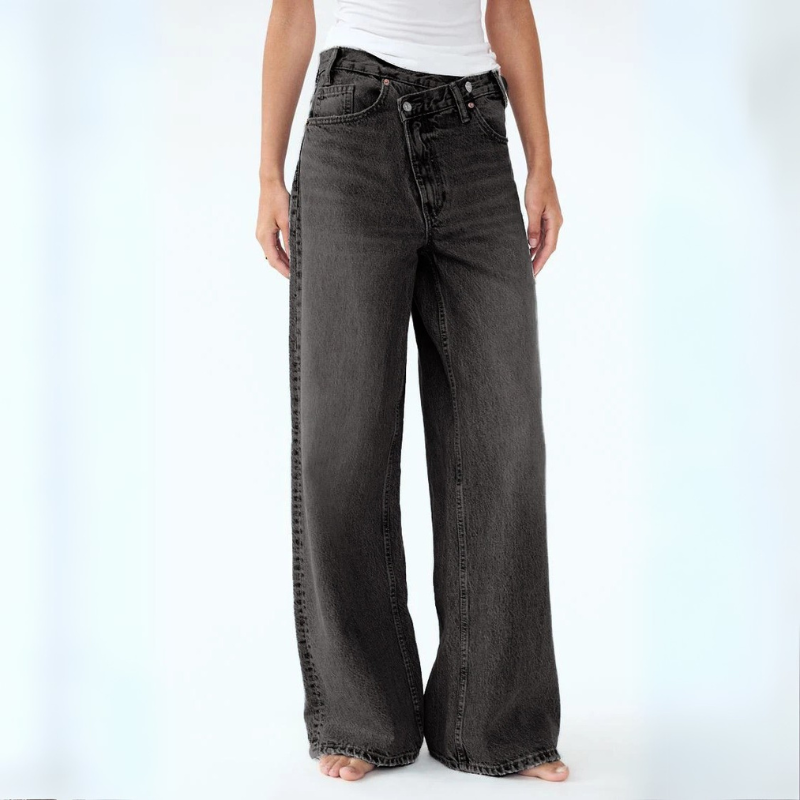 Arabella Thornwick | High-Rise Wide-Leg Light Wash Jeans