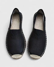 Annette Beausoleil | White Canvas Espadrille Loafers