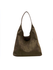 Elena Rossi | Suede Hobo Shoulder Bag For Women