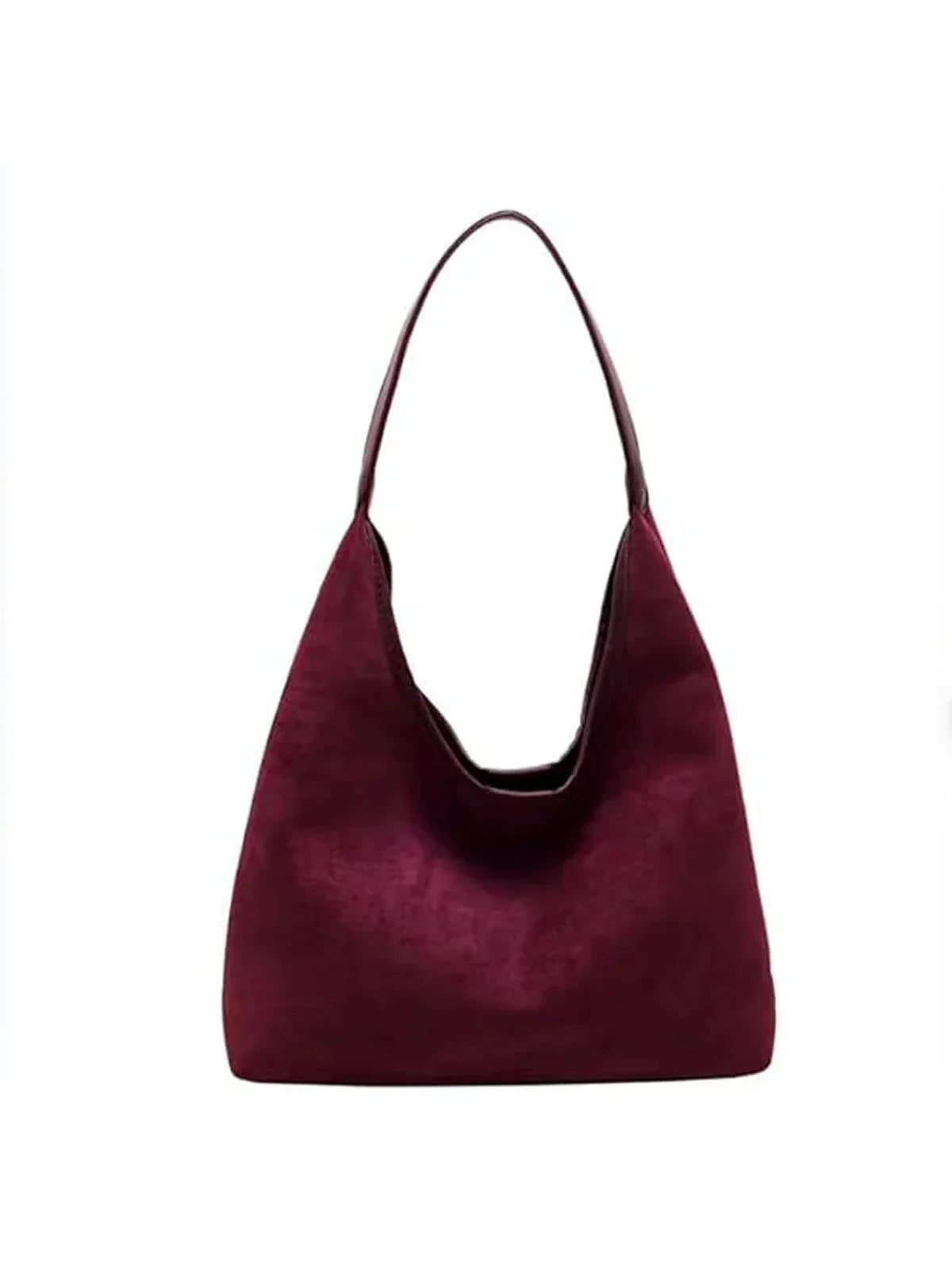 Elena Rossi | Suede Hobo Shoulder Bag For Women