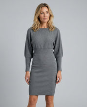 Seraphine Winthrop | Balloon Sleeve Knit Midi Dress For Women