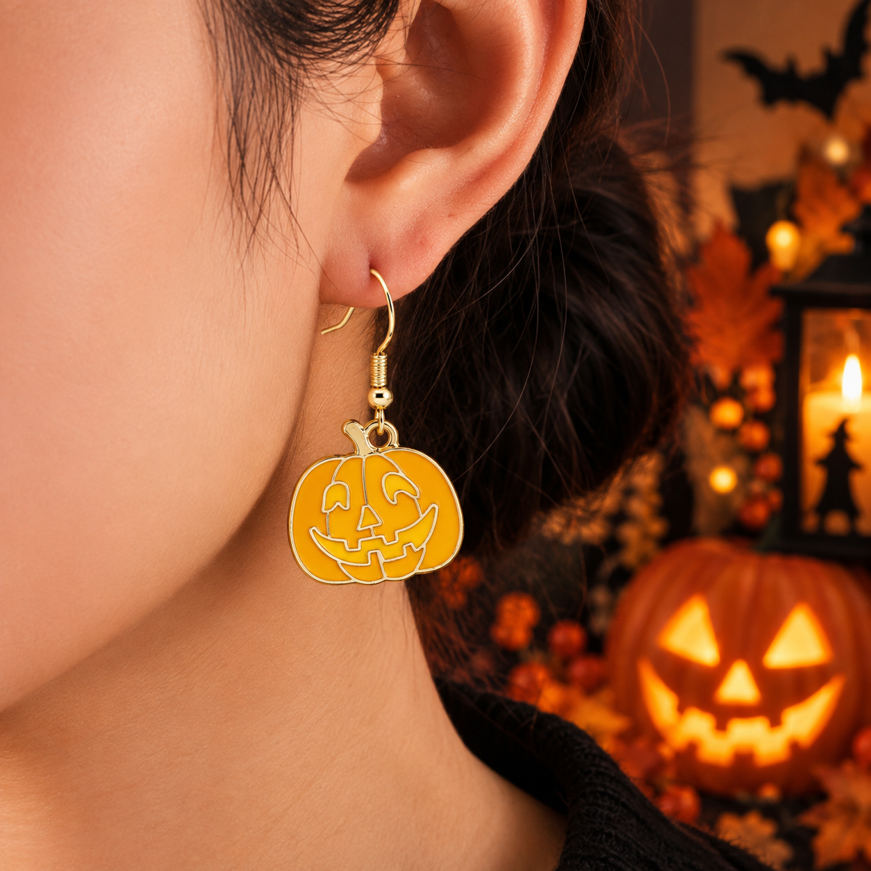 Witchy Charm | Witch Hat Halloween Earrings For Women