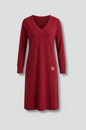 Genevieve Ashworth | Knit Midi Sweater Dress For Women