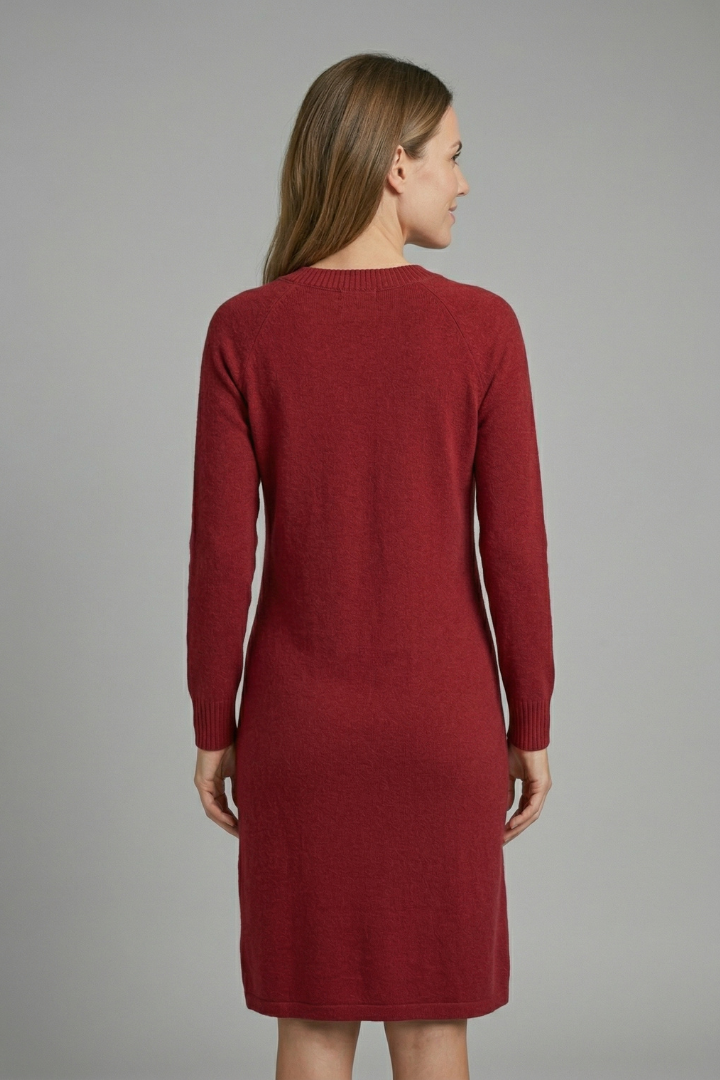 Genevieve Ashworth | Knit Midi Sweater Dress For Women