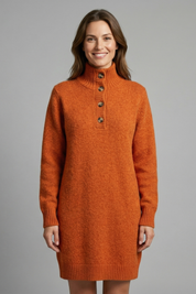 Adeline Rousseau | Knit Jumper Midi Dress For Women