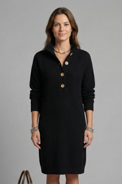 Adeline Rousseau | Knit Jumper Midi Dress For Women