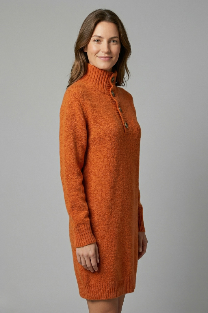 Adeline Rousseau | Knit Jumper Midi Dress For Women