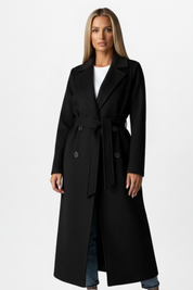 Charlotte Beaumont | Double Breasted Long Coat For Women
