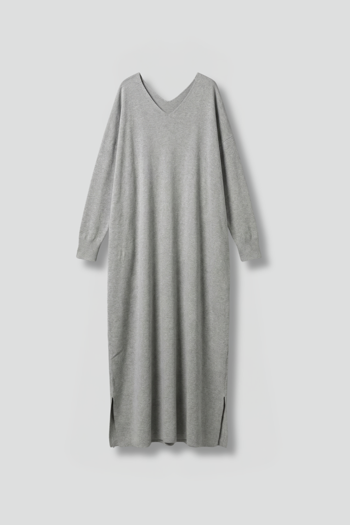 Charlotte Fontaine | Knit Maxi Dress Long Sleeve For Women
