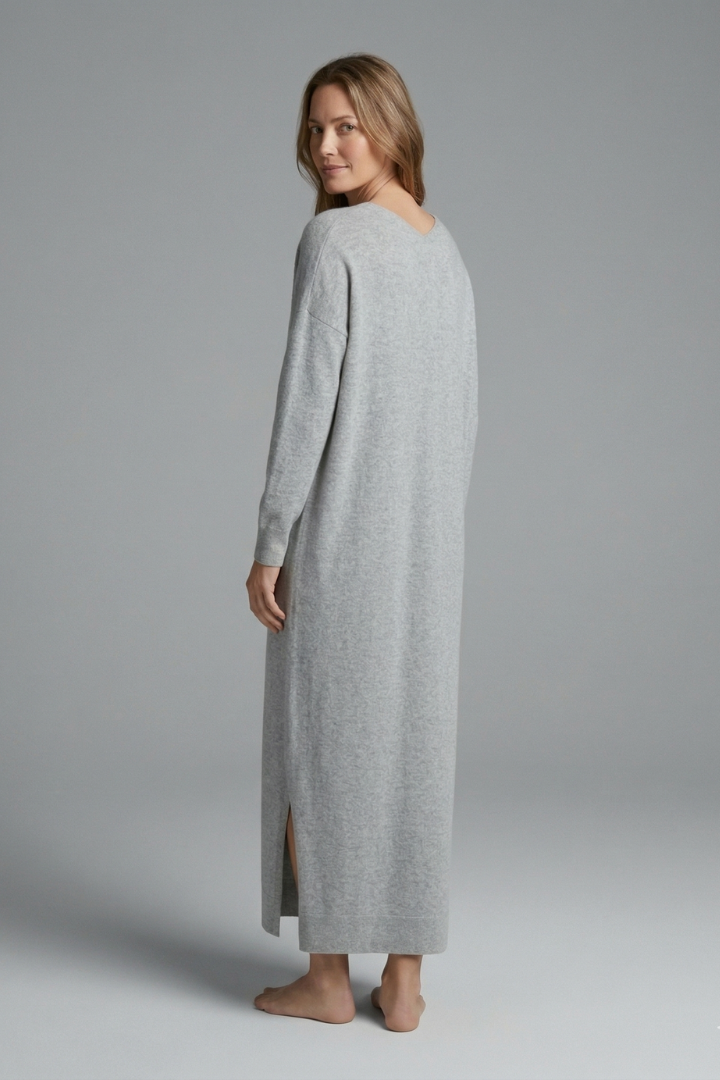 Charlotte Fontaine | Knit Maxi Dress Long Sleeve For Women