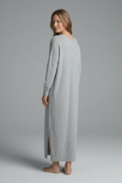 Charlotte Fontaine | Knit Maxi Dress Long Sleeve For Women
