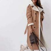 Vivienne Moreau | Luxe Shearling Winter Coat For Women